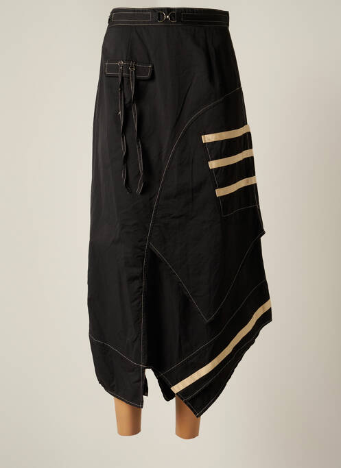 Jupe longue taille haute noir SUNDERS femme