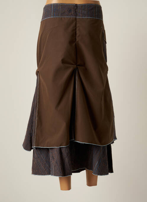 Jupe longue marron ATLANTA pour femme