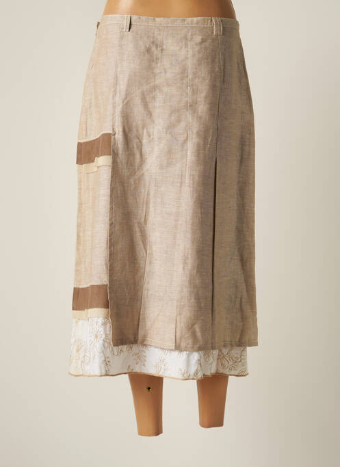 Jupe longue marron LEWINGER pour femme