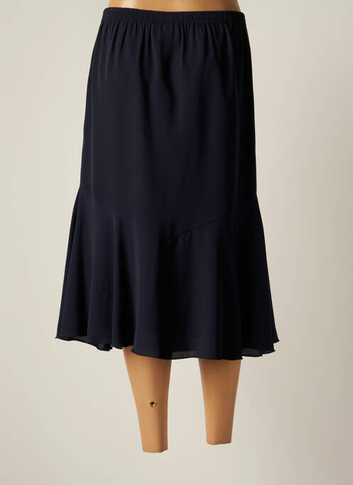 Jupe mi-longue bleu CHRISTIAN MICHEL pour femme