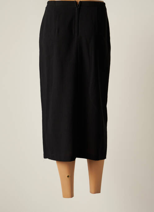 Jupe mi-longue noir GRIFFON pour femme