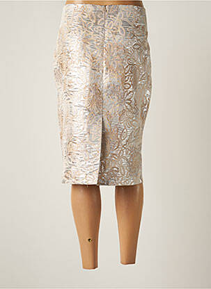 Jupe mi-longue coupe droite gris CENTRIX femme