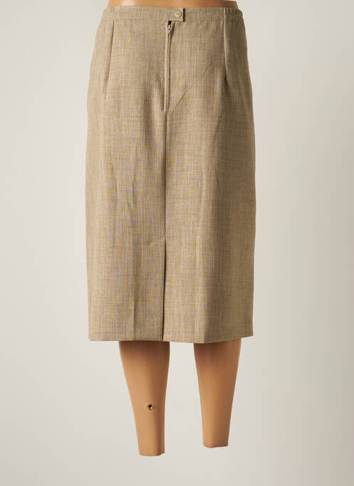 Jupe mi-longue beige 20/20 pour femme