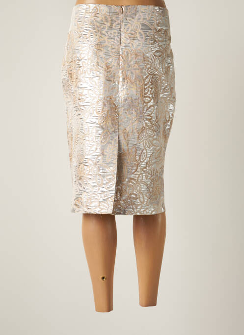 Jupe mi-longue gris CENTRIX pour femme