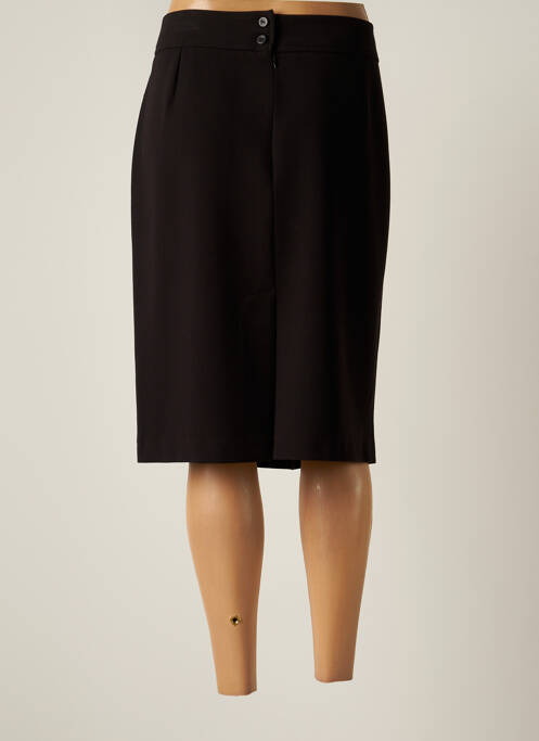 Jupe mi-longue noir ANNE KELLY pour femme