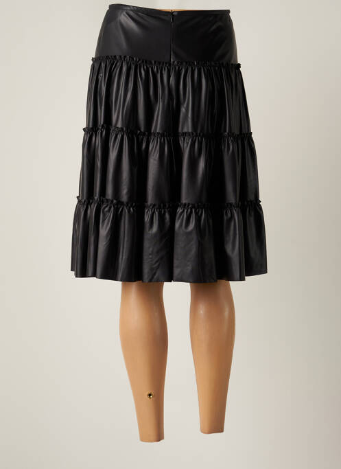 Jupe mi-longue noir CARA LOTTI pour femme