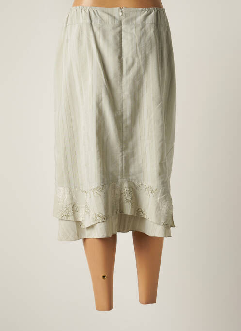Jupe mi-longue vert JEAN DELFIN pour femme