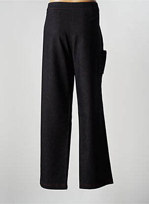 Pantalon large fermeture zippée sous rabat boutonné taille normale marron ATLANTA femme