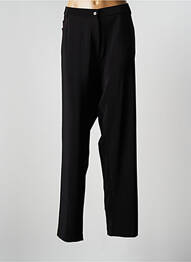 Pantalon droit stretch taille normale noir GRIFFON femme