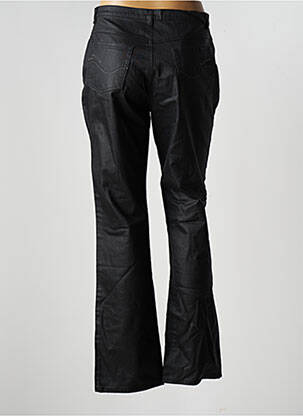 Pantalon droit stretch taille haute noir I.QUING femme