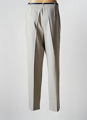 Pantalon droit stretch taille haute gris VERA VERNER femme