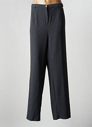 Pantalon droit stretch taille haute gris LEWINGER femme