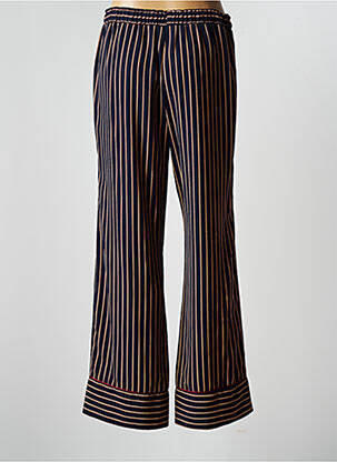 Pantalon large poches taille normale bleu SASSIA femme