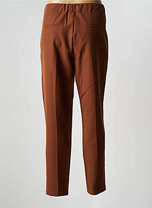 Pantalon droit stretch taille normale marron RINASCIMENTO femme