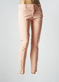 Pantalon slim stretch taille normale orange HEARTLESS JEANS femme