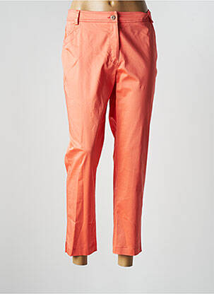 Pantalon 7/8 stretch taille normale orange ANNE KELLY femme