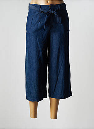 Pantacourt taille haute taille haute bleu RINASCIMENTO femme