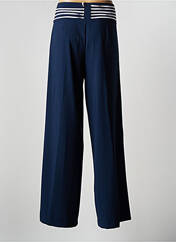 Pantalon large bleu LESLIE pour femme seconde vue