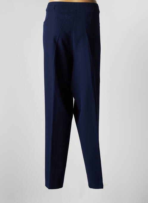 Pantalon droit bleu FRANCE RIVOIRE pour femme
