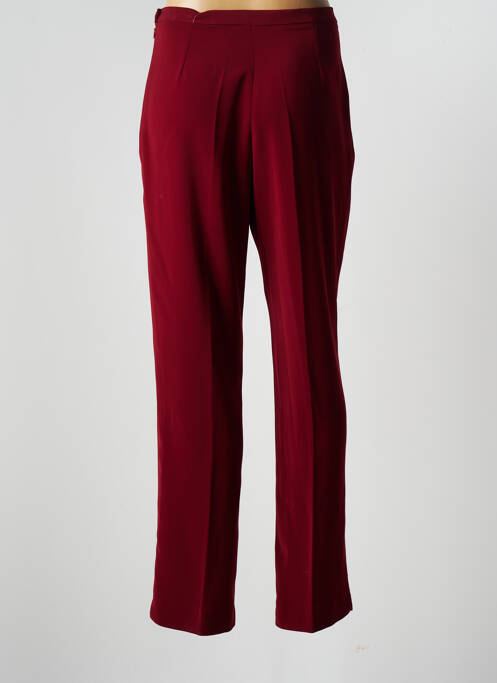 Pantalon droit rouge MAXIME pour femme
