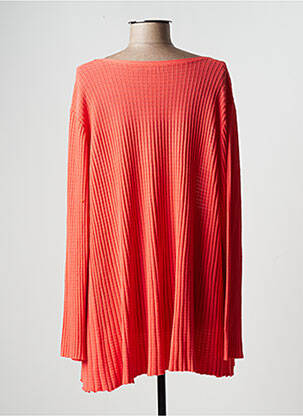 Gilet manches longues manches longues orange TRIPODE femme