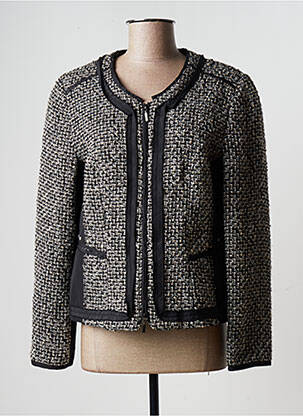 Veste chic fausses poches noir MY WAY FER femme