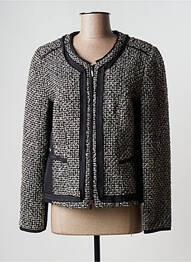 Veste chic fausses poches noir MY WAY FER femme