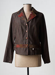 Blazer coupe cintrée marron ATLANTA femme