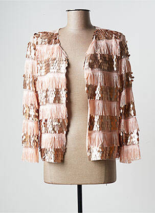 Veste chic manches longues rose RINASCIMENTO femme
