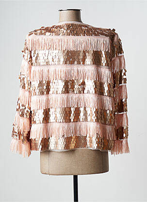 Veste chic manches longues rose RINASCIMENTO femme