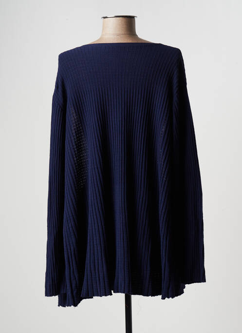 Gilet manches longues bleu TRIPODE pour femme