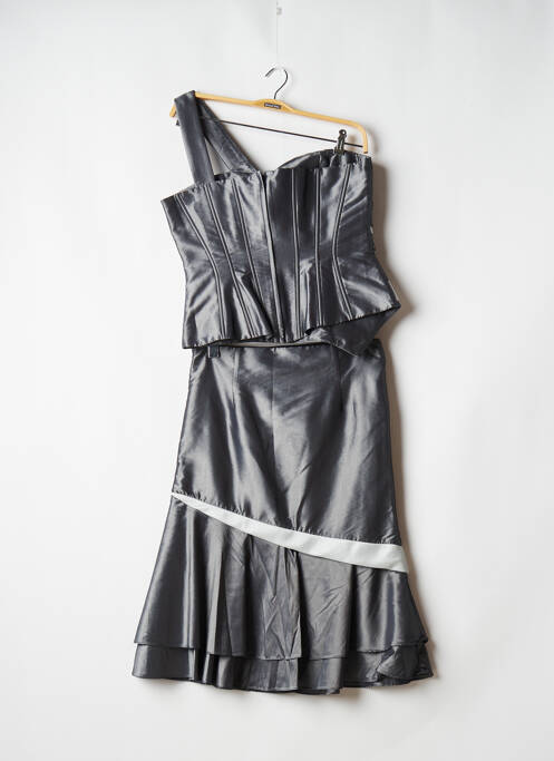 Ensemble jupe gris CREATIF PARIS pour femme