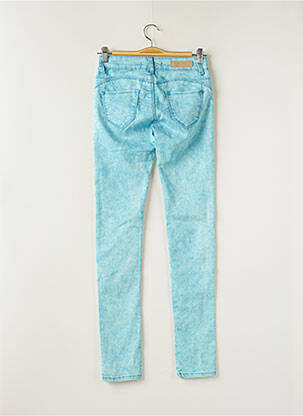 Pantalon slim taille basse taille basse bleu R.DISPLAY femme