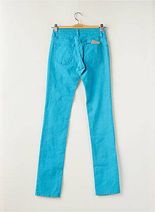 Pantalon slim taille basse taille basse bleu JON KAFE femme