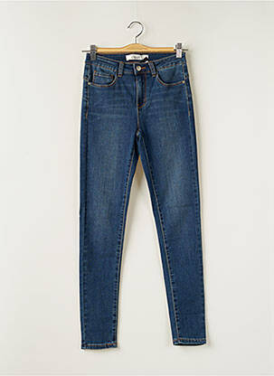 Jeans coupe slim slim taille normale bleu CINDY.H femme