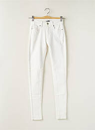 Pantalon slim stretch taille normale blanc NINA CARTER femme