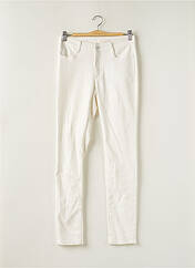 Pantalon slim beige KY CREATION pour femme seconde vue