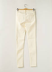 Pantalon slim beige R.DISPLAY pour femme seconde vue