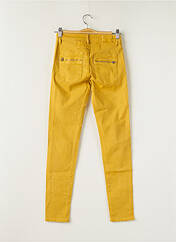 Pantalon slim jaune MELLY & CO pour femme seconde vue