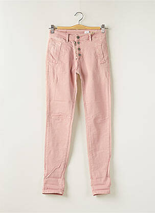 Pantalon slim rose MELLY & CO pour femme