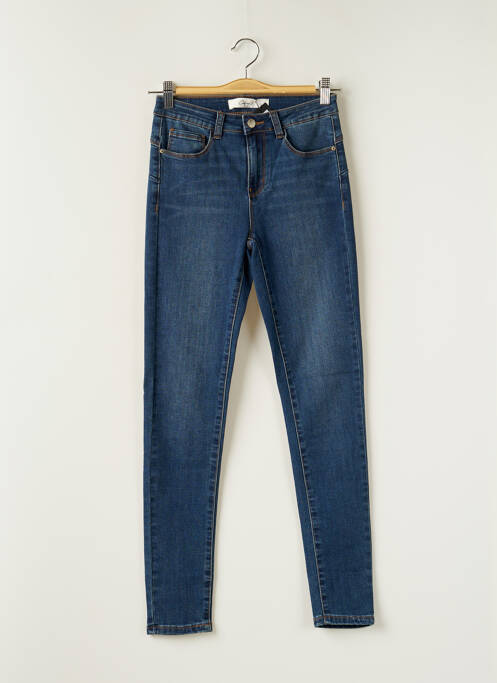 Jeans coupe slim slim taille normale bleu CINDY.H femme