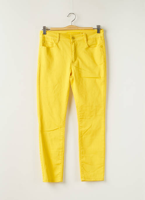 Pantalon 7/8 jaune KY CREATION pour femme