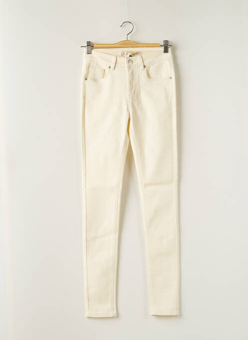 Pantalon slim beige R.DISPLAY pour femme