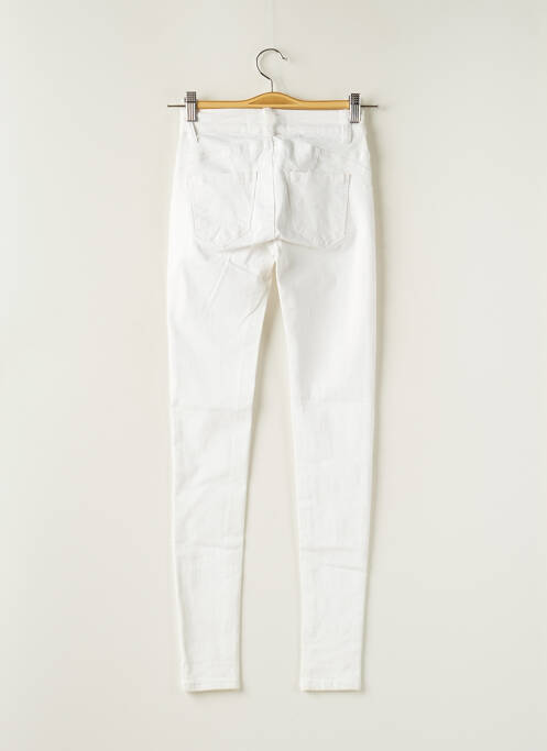 Pantalon slim blanc NINA CARTER pour femme