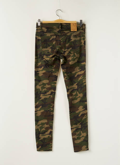 Pantalon slim vert NINA CARTER pour femme