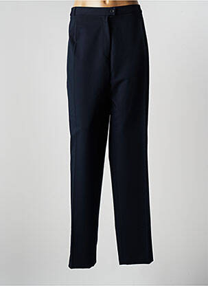 Pantalon droit stretch taille normale bleu ANNE KELLY femme