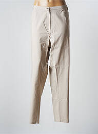 Pantalon droit stretch taille normale beige JEAN GABRIEL femme