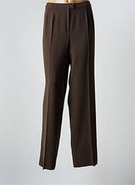 Pantalon droit stretch taille normale marron CHRISTIAN MICHEL femme