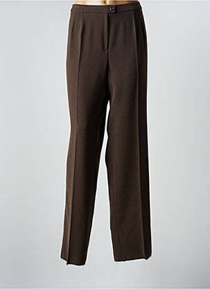 Pantalon droit stretch taille normale marron CHRISTIAN MICHEL femme
