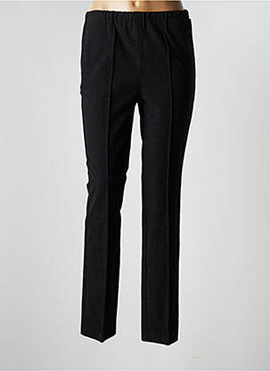 Pantalon droit taille élastique taille normale gris JEAN GABRIEL femme